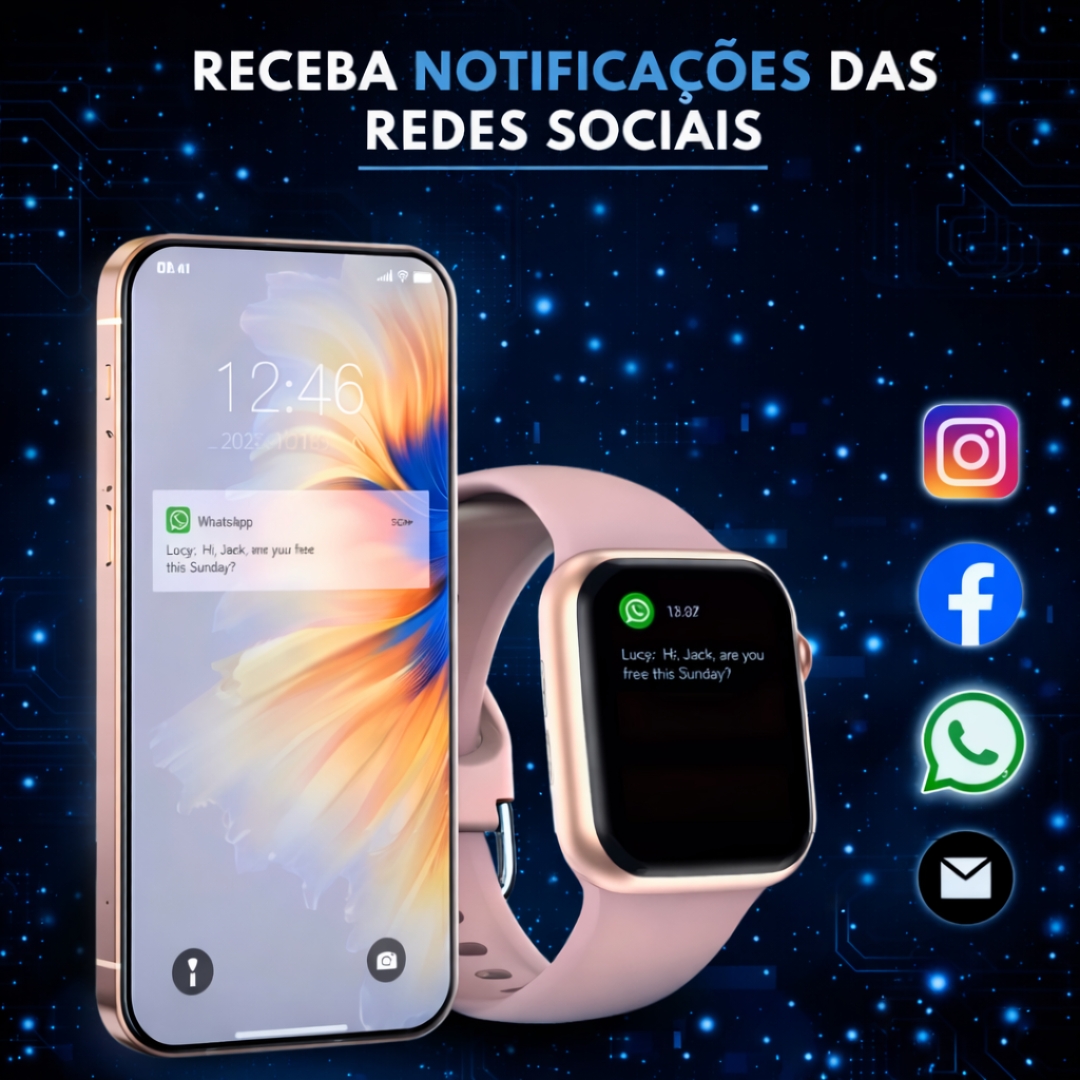 Smartwatch C11 Ultra 49mm Serie 11 Jogos Pulseira Extra Lançamento - Imagem 9