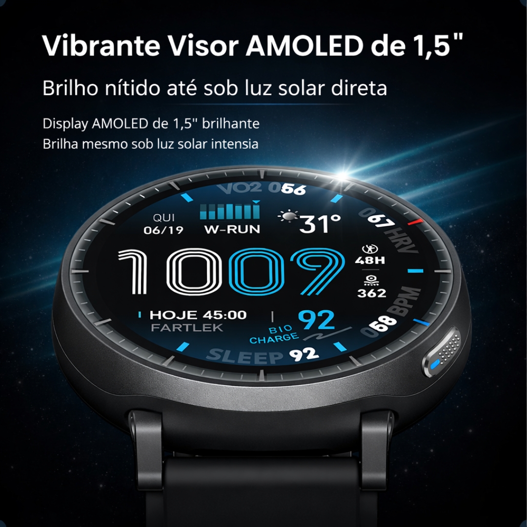 Smartwatch Amazfit Active Max Amoled GPS A Prova D'água Whatsapp - Imagem 6