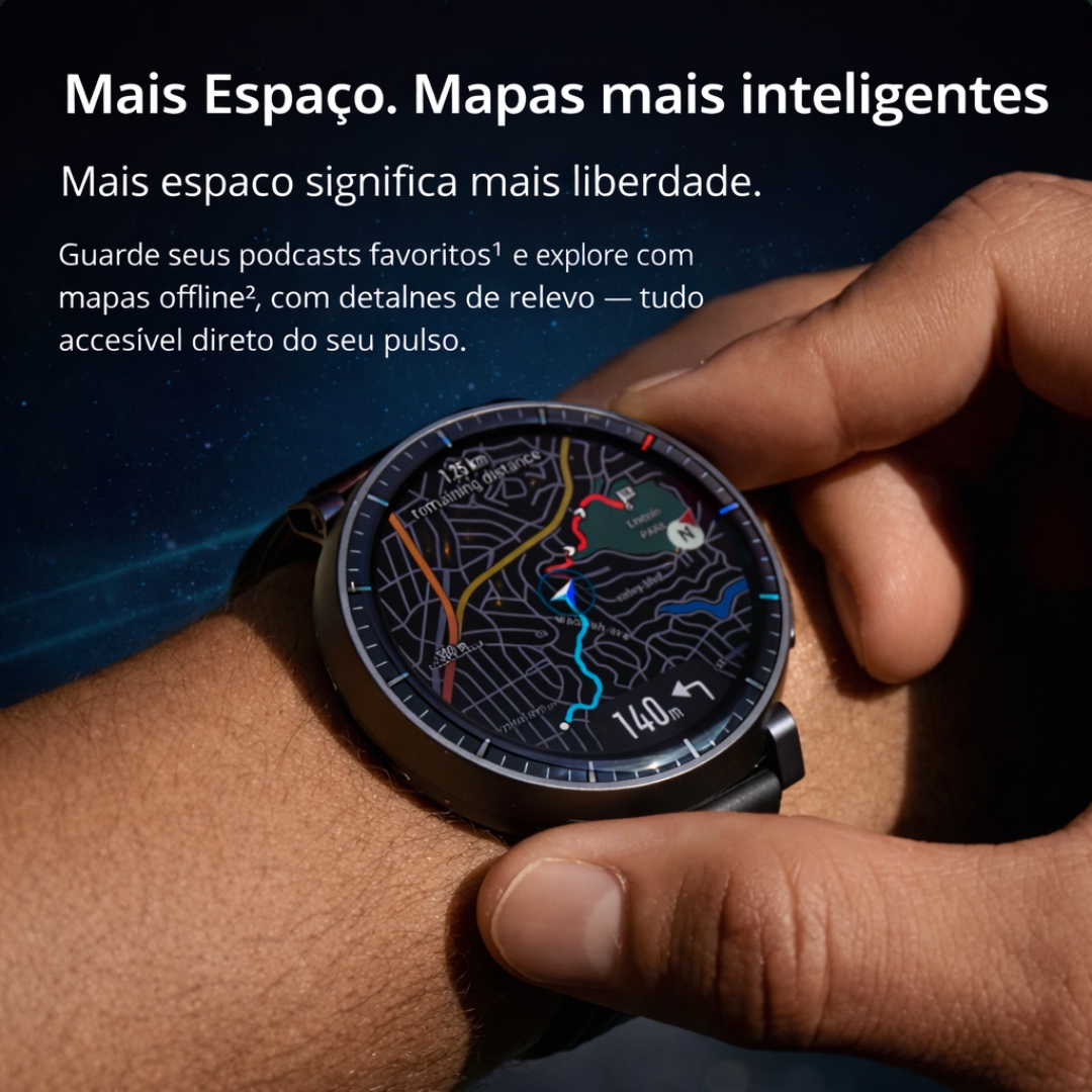 Smartwatch Amazfit Active Max Amoled GPS A Prova D'água Whatsapp - Imagem 9