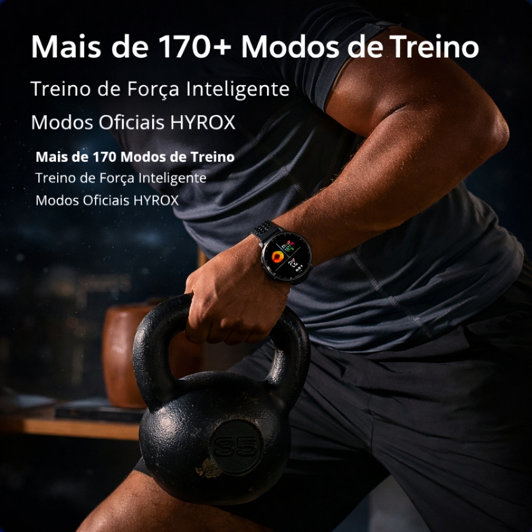 Smartwatch Amazfit Active Max Amoled GPS A Prova D'água Whatsapp - Imagem 10