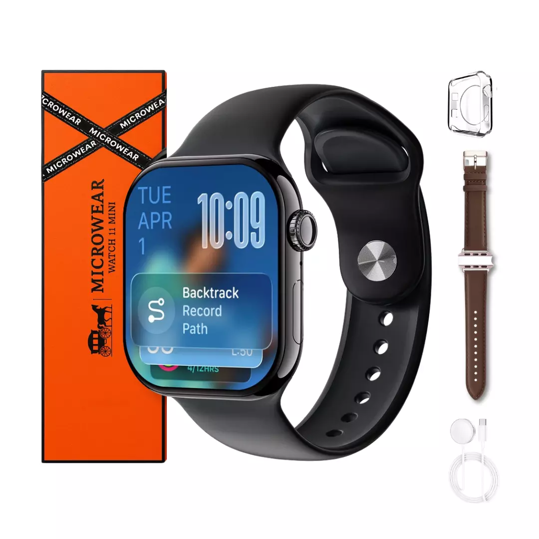 Smartwatch Microwear W11 Mini 1GB Série 11 Whatsapp A Prova D'água - Imagem 3