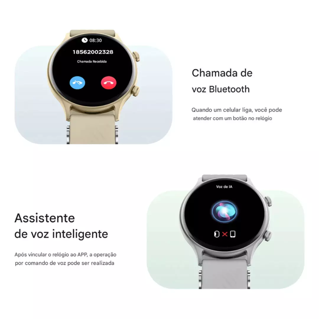 Smartwatch Peje ZW04 A Prova D'água Pulseira Extra - Imagem 8