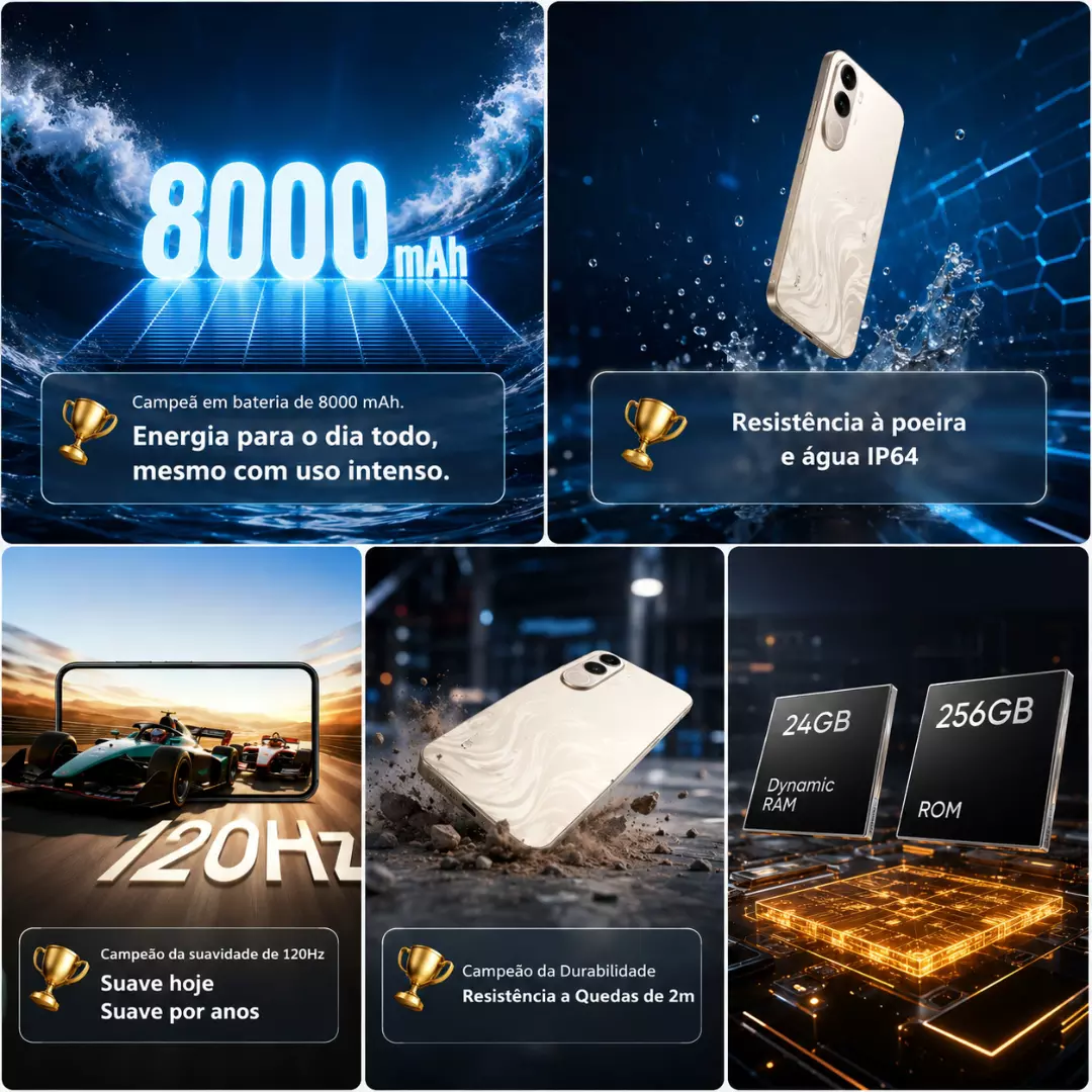 Smartphone Realme C100x 4GB 128GB NFC - Imagem 4