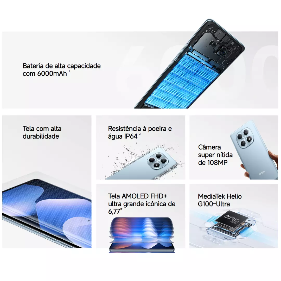 SmartPhone Xiaomi Note 15 8GB 256GB - Imagem 4