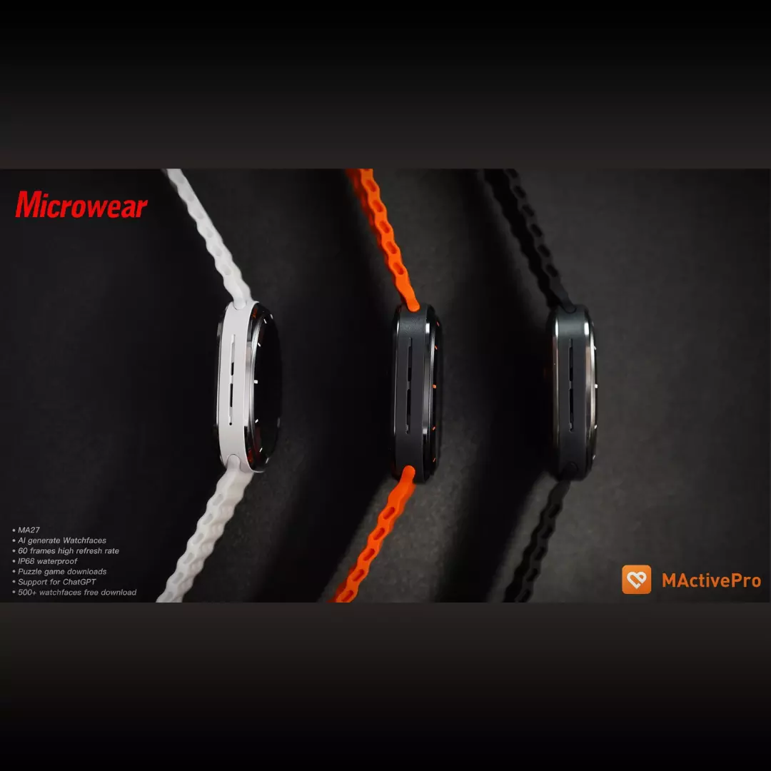 Smartwatch Microwear Ma27 Ultra Amoled Chat GPT Lançamento - Imagem 7