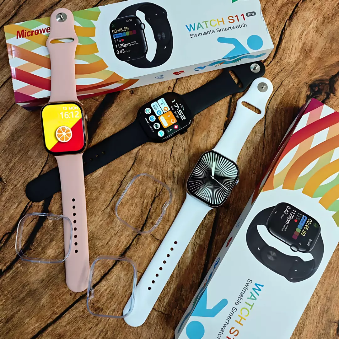 Smartwatch Microwear S11 Pro Amoled 2GB Série 11 Responde Whatsapp - Imagem 8