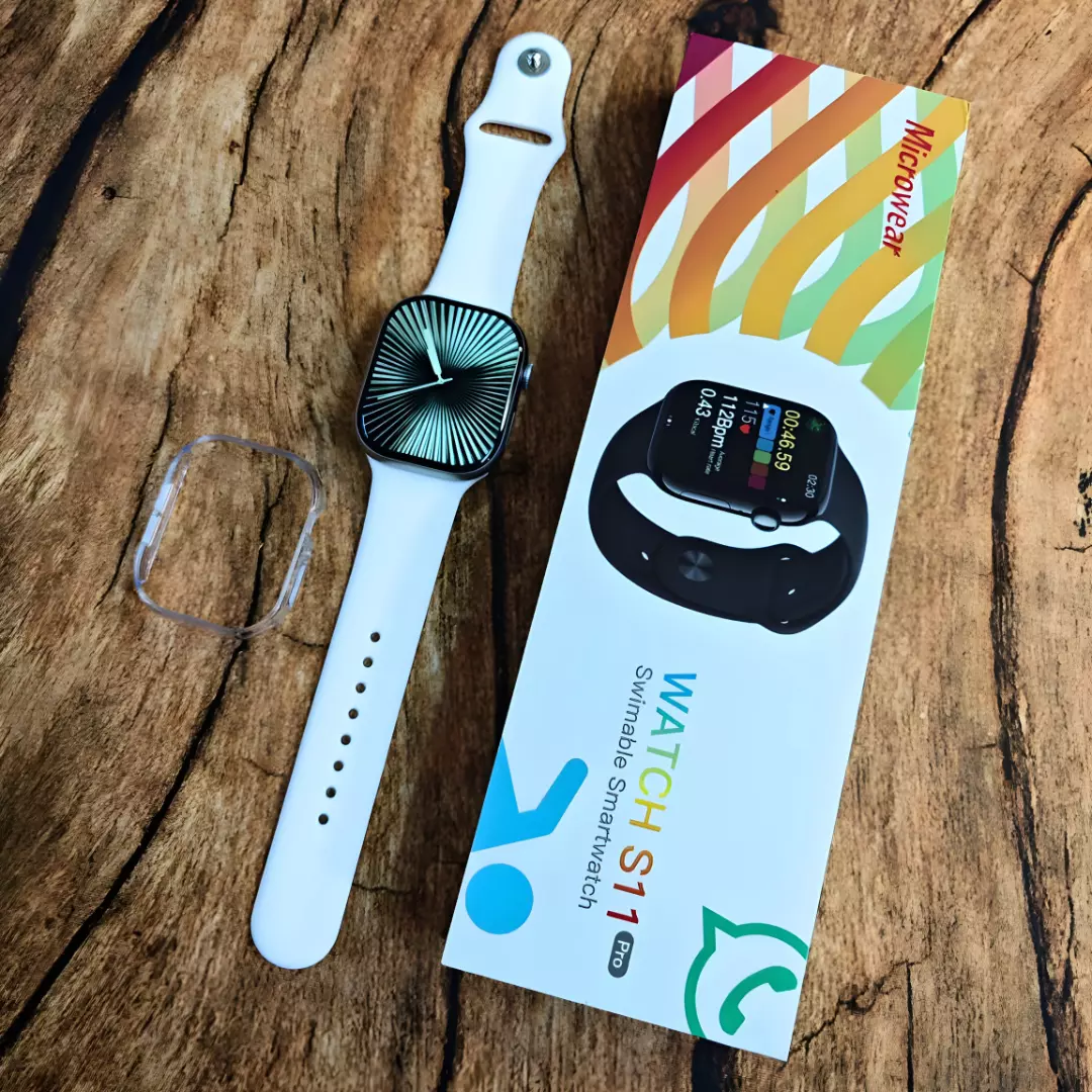 Smartwatch Microwear S11 Pro Amoled 2GB Série 11 Responde Whatsapp - Imagem 9
