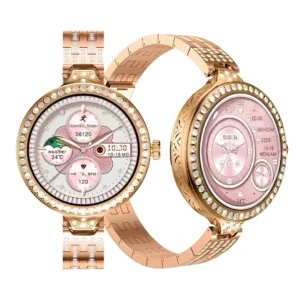 Smartwatch Hw16 Mini Fashion + Bracelete e Brincos Edição Limitada