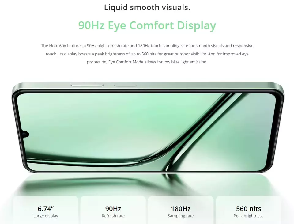 Smartphone Realme Note 60X 4GB 128GB - Imagem 7