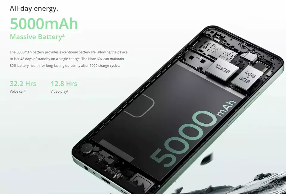 Smartphone Realme Note 60X 4GB 128GB - Imagem 6